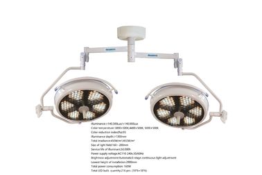 Double Dome 140000 Lux LED Operating Room Lights With Adjustable Color Temperature