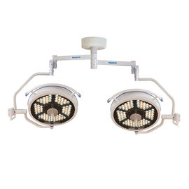 Double Arm 500500 LED Ceiling Mounted Surgical Light 120000Lux For Clinics