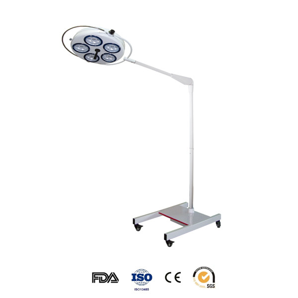 Alluminum Alloy Mobile LED Medical Examination Lamp OT Lights With 5