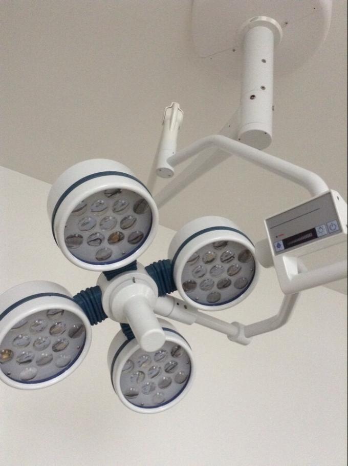 Shadowless Medical LED Light Ceiling Mount , LED Examination Lamp 80W