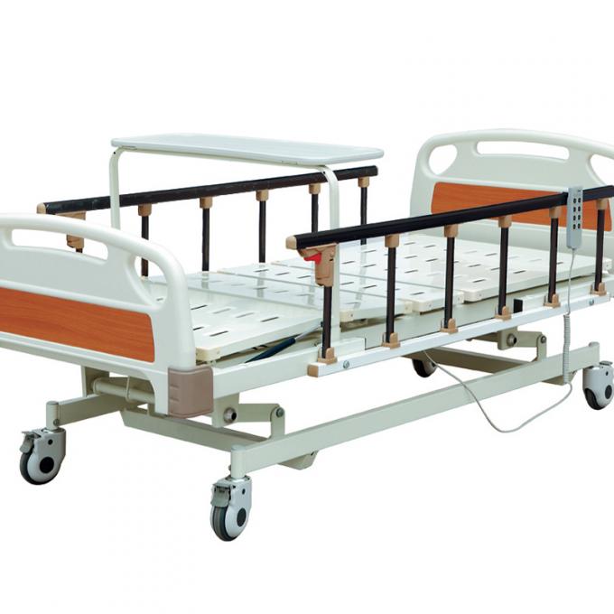 Three Functions Moving Hospital Bed Comfortable Hospital Beds 1 Year
