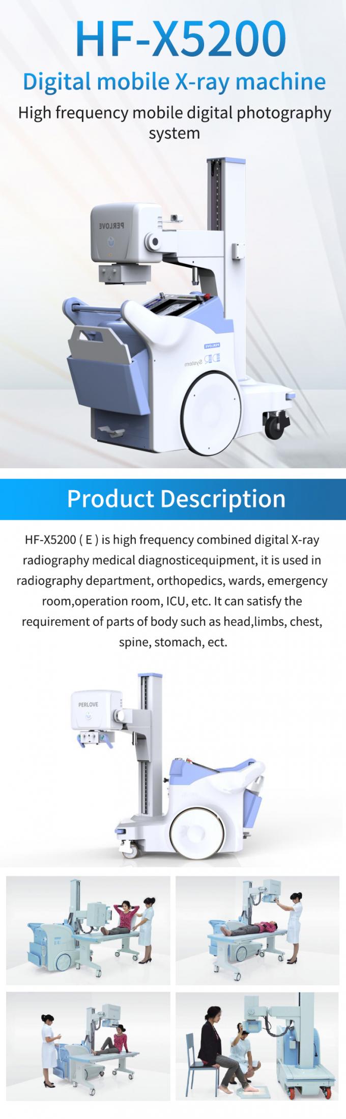 Emergency Room X Ray Equipment Radiological X Ray System 40 125kv Tube Voltage