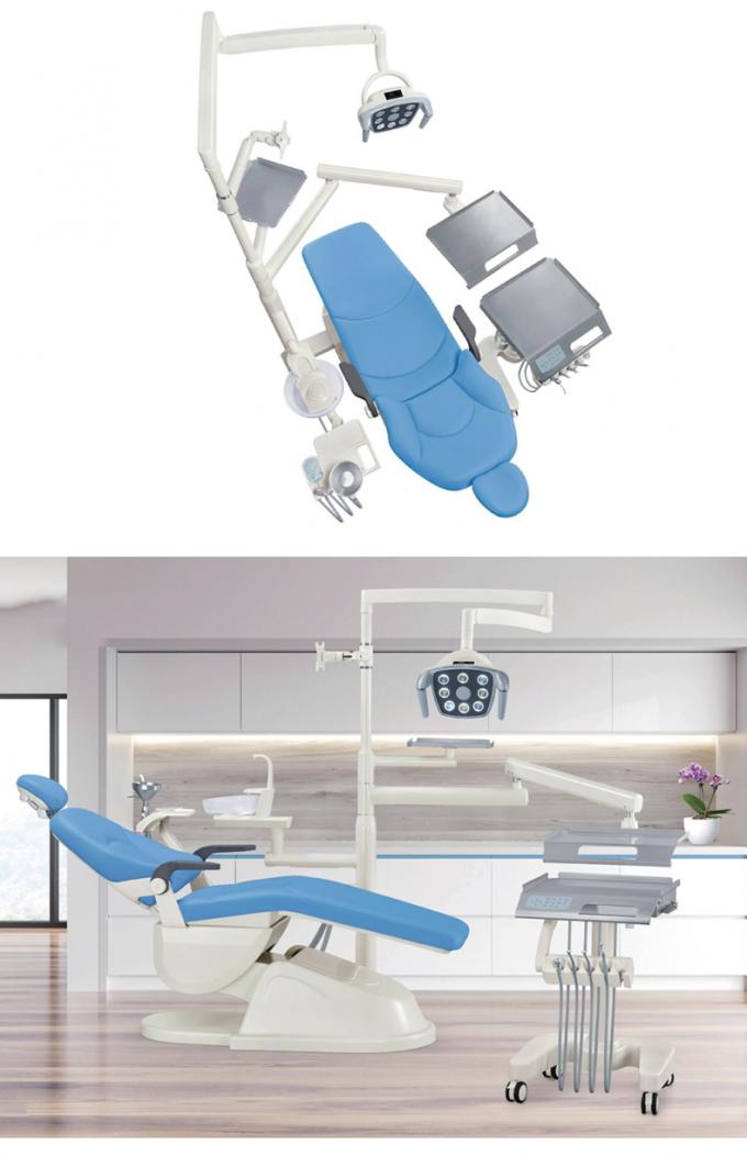Sanitary Leather Cushion Rotatable Spittoon Dental Chair