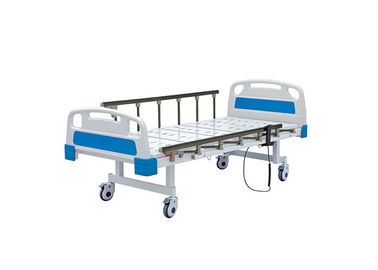 Electric Hospital Beds With Side Rails , Safety Medical Hospital Beds Two Function