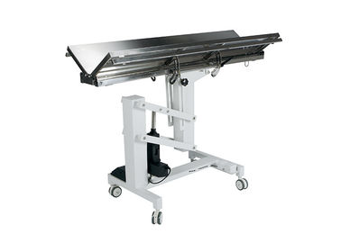 Mobile Veterinary Surgery Table With Four Castors  V - Top Operating Corrosion Resistant