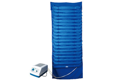 Inflatable Blue Medical Air Cushion Bed With Electrical Pump / Rubber Nylon Cloth Alternating