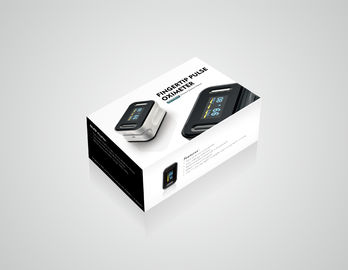 light weight fingertip pulse oximeter with OLED screen 3 colors