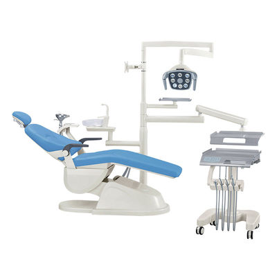 Sanitary Leather Cushion Rotatable Spittoon Dental Chair