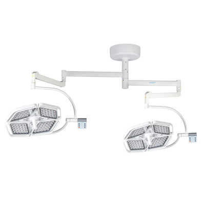 Double Arm Ceiling Mounted Surgical Light In Hospital Operation Room CE