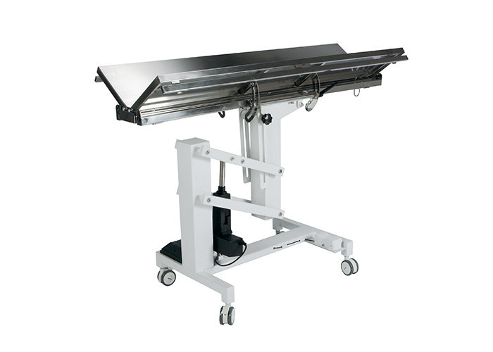 Mobile Veterinary Surgery Table With Four Castors V Top Operating