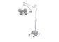 Shadowless LED Mobile Surgical Lights Exam Lamp With Wheel For Emergency