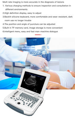 Multilingual USB Port Color Doppler Ultrasound Scanner