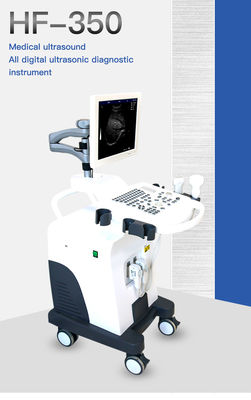 4 Probe Trolley 4D Color Doppler Ultrasound Scanner